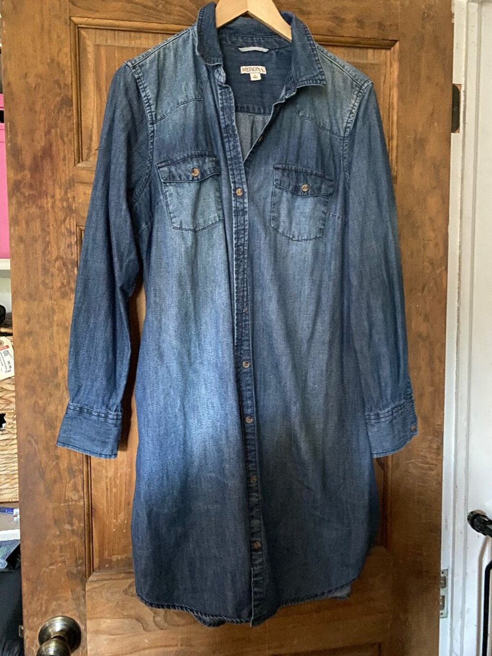 Merona denim shirt dress